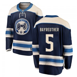 Gavin Bayreuther Columbus Blue Jackets Men's Fanatics Branded Blue Breakaway Alternate Jersey