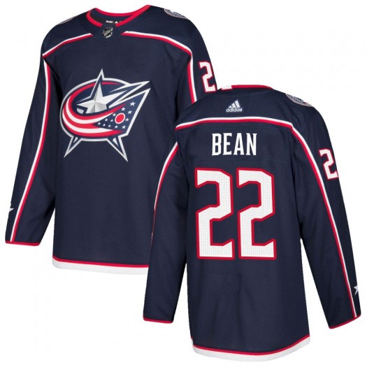 Jake Bean Columbus Blue Jackets Youth Adidas Authentic Navy Home Jersey