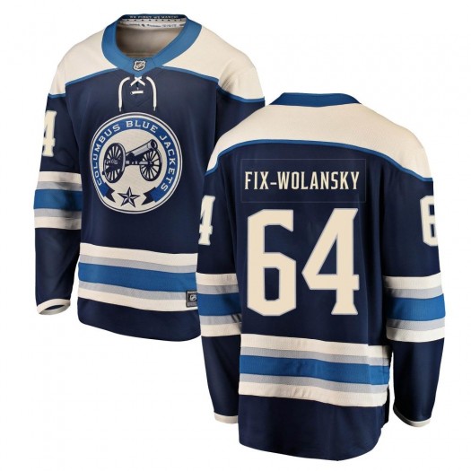 Trey Fix-Wolansky Columbus Blue Jackets Men's Fanatics Branded Blue Breakaway Alternate Jersey