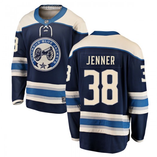 Boone Jenner Columbus Blue Jackets Men's Fanatics Branded Blue Breakaway Alternate Jersey